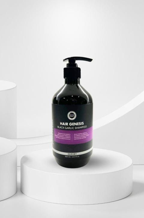 Hair Genesis Black Garlic Shampoo | Szampon wzmacniający z ekstraktem z czarnego czosnku | JeuDerm Hair Genesis Black Garlic Shampoo | Szampon wzmacniający z ekstraktem z czarnego czosnku | JeuDerm