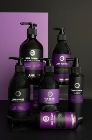 Hair Genesis Black Garlic Shampoo | Szampon wzmacniający z ekstraktem z czarnego czosnku | JeuDerm