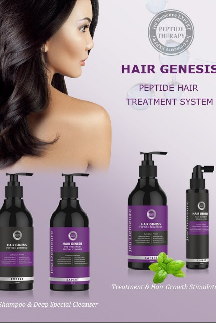 Hair Genesis Peptide Shampoo | Szampon peptydowy przeciw wypadaniu włosów | JeuDerm Hair Genesis Peptide Shampoo | Szampon peptydowy przeciw wypadaniu włosów | JeuDerm