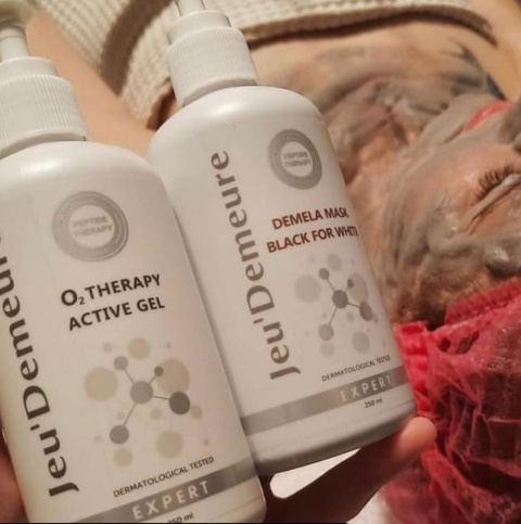 Zestaw do zabiegu "Peeling Anielski" | Rozjaśnienie przebarwień | JeuDerm