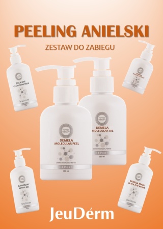 Zestaw do zabiegu "Peeling Anielski" | Rozjaśnienie przebarwień | JeuDerm