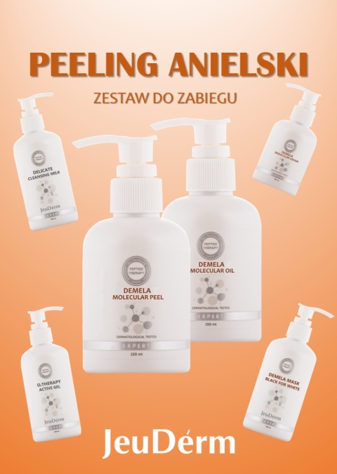 Zestaw do zabiegu "Peeling Anielski" | Rozjaśnienie przebarwień | JeuDerm