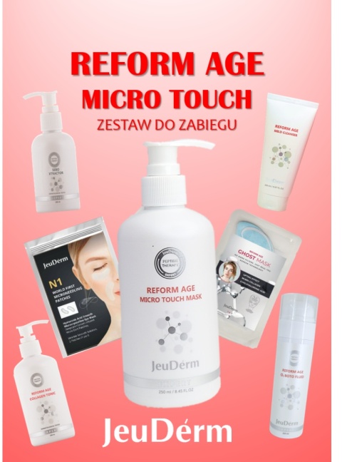 Zestaw do zabiegu Reform Age Micro Touch | Aktywna regeneracja skóry dojrzałej | JeuDerm